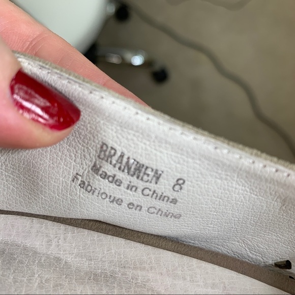 Anthropologie Jeffrey Campbell Branwen Tan Leather Cut Out Loafer - Picture 8 of 10